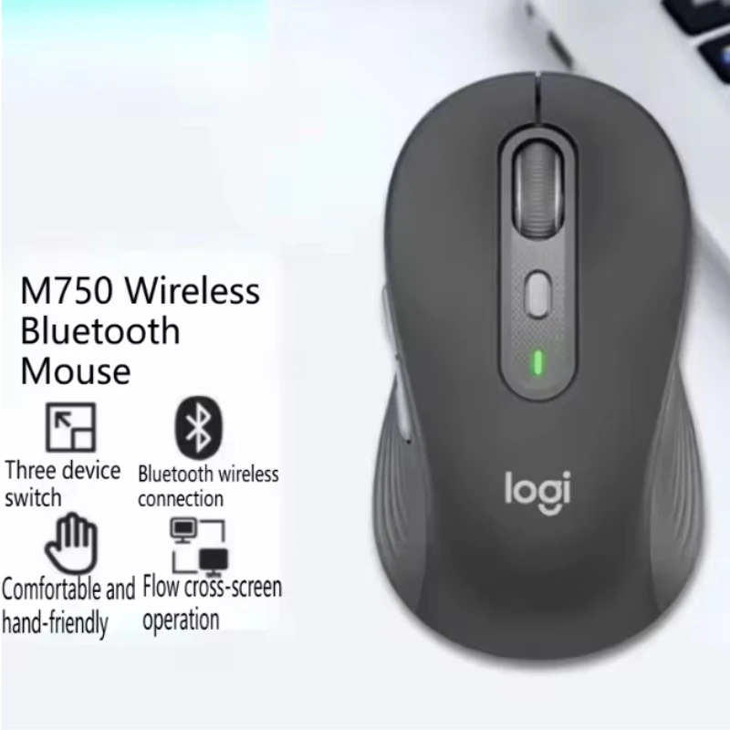 لوجيتك M750، مظهر بسيط وأنيق، مناسب لبيئات المكاتب المختلفة، الذين يعانون من المظهر والقوة.