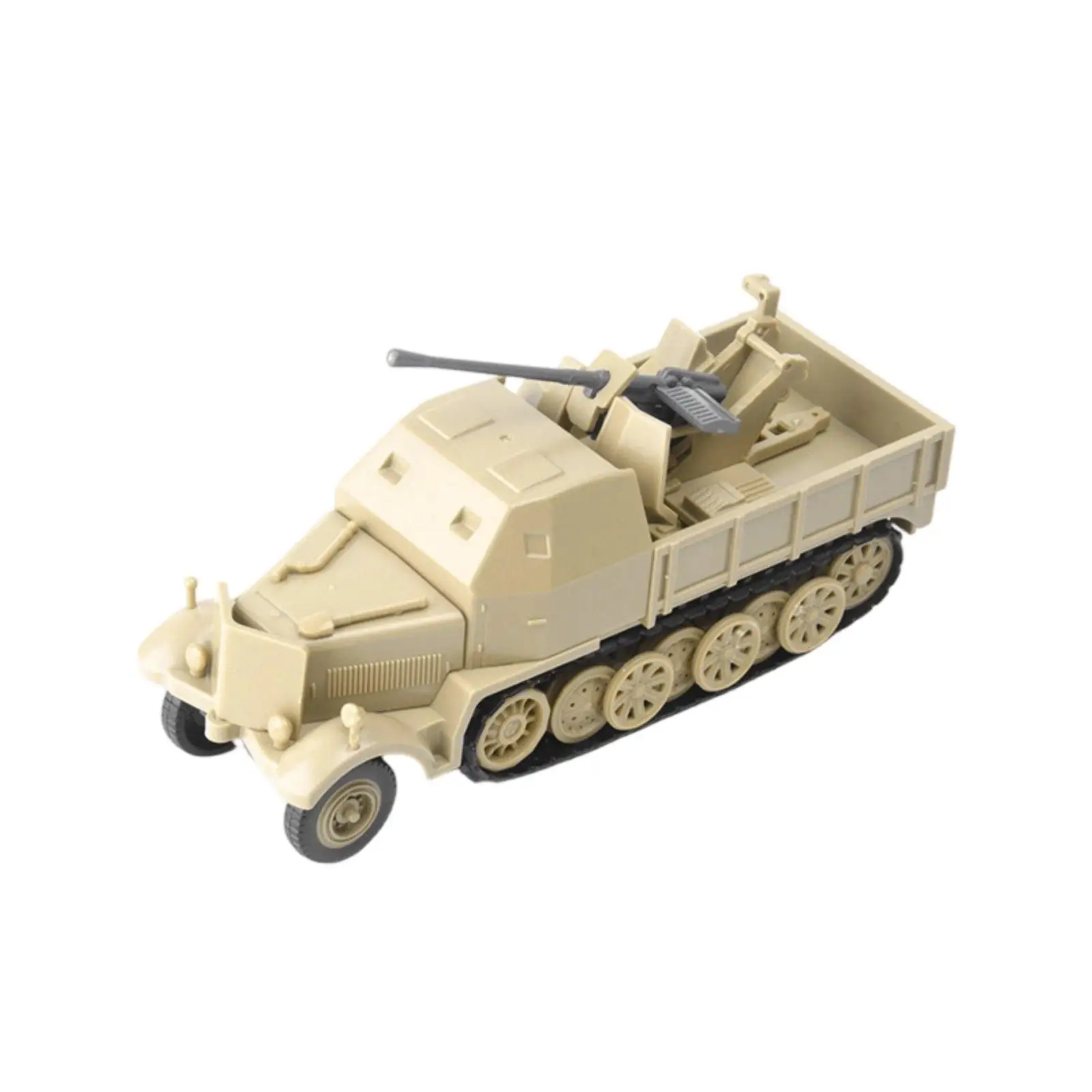 Armored Car Model Kit with Authentic Color Scheme and Adjustable Barrel for Enthusiasts