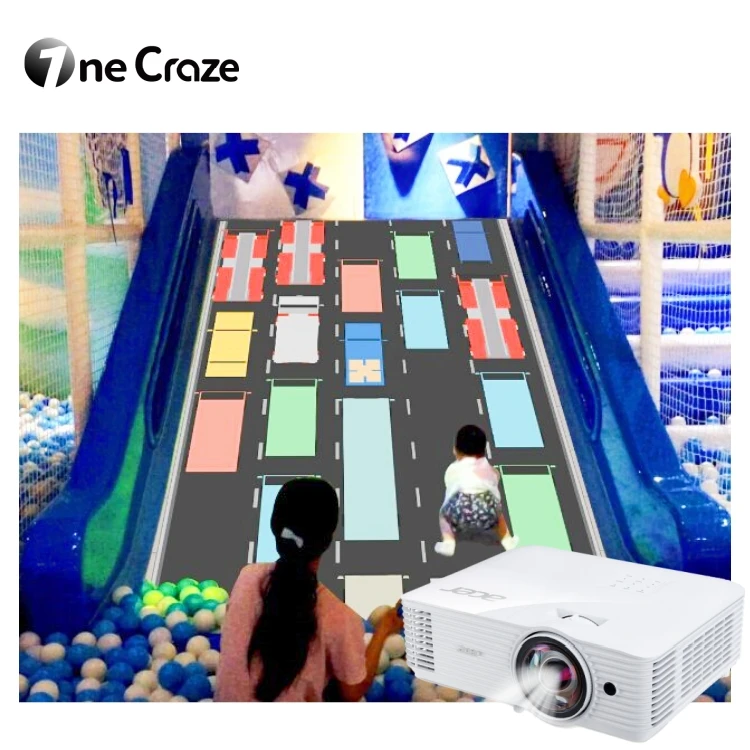 Exciting 3D Interactive AR Simulator Projector Games Magical Projection for Indoor & Outdoor for Home Shopping Mall for Children