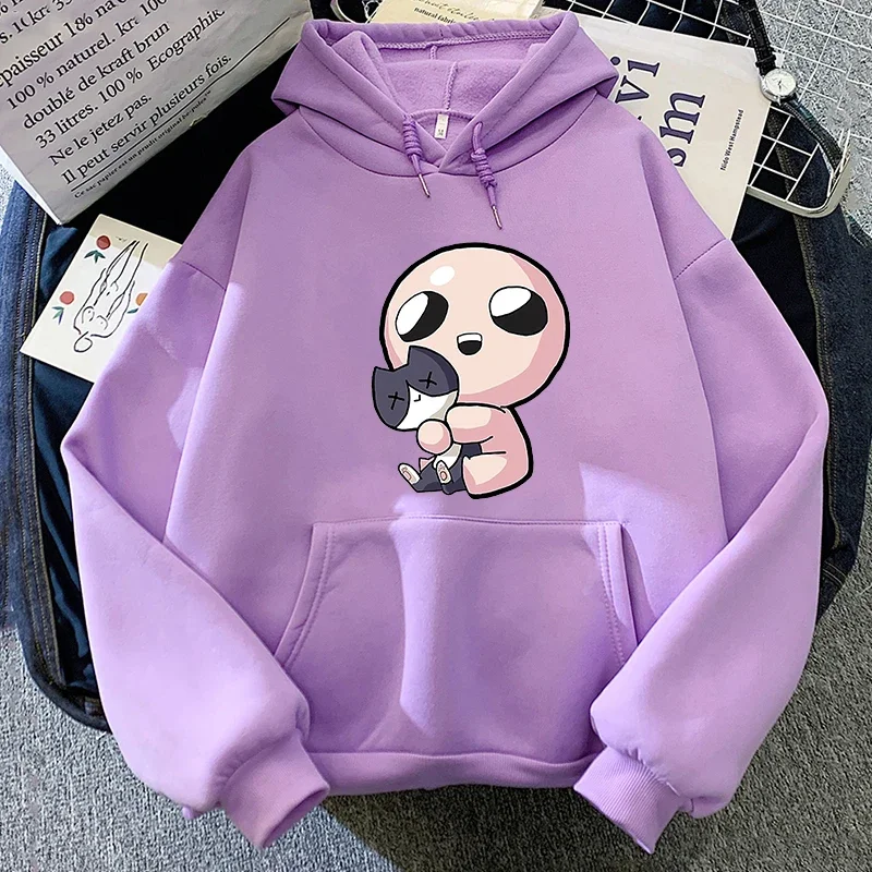 Binding Of Isaac Hoodie Funny Cartoon Women/men Hoodies Unisex Sweatshirt Vintage Aesthetic Harajuku Winter Clothes Halloween