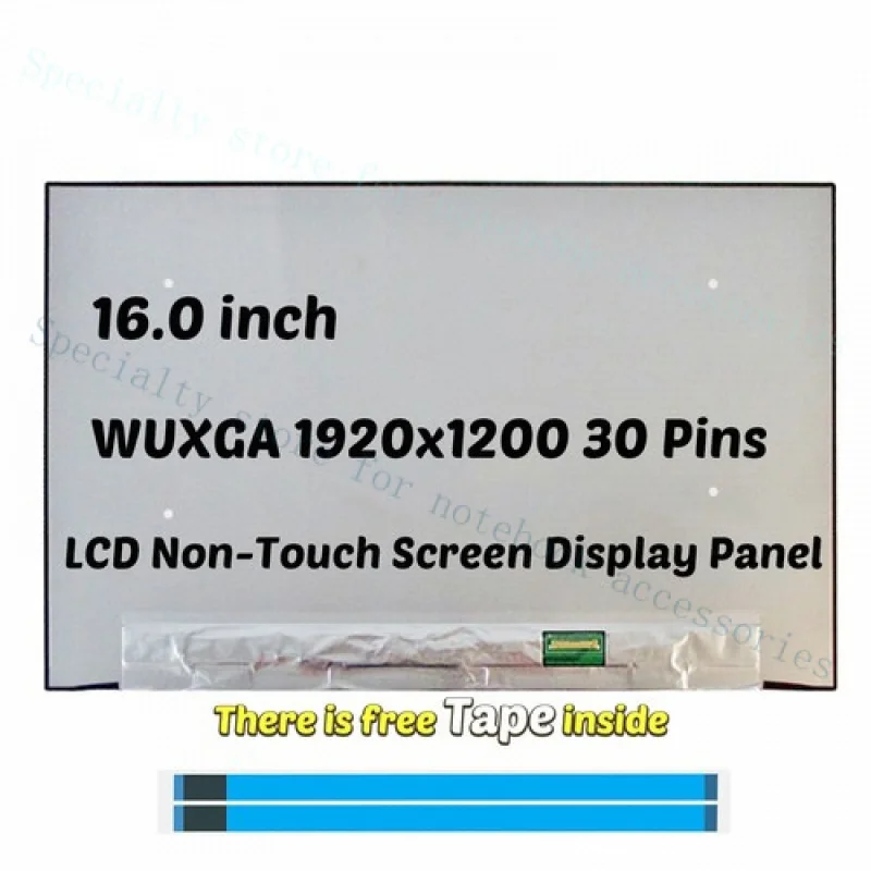 

A++ 16" B160UAN02.H NV160WUM-N45 1920x1200 30 Pin LCD Non-Touch Screen Display Panel