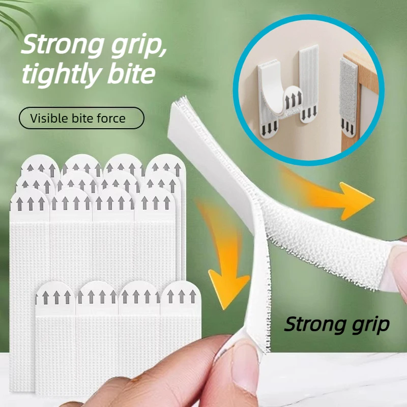 Barre de suspension robuste non perforée pour photos - Accessoires adhésifs sans trace pour cadres, faciles à utiliser, crochets muraux