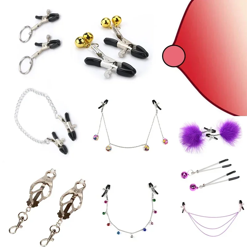 Nipple Clamps Sex Toys For Women Breast Masturbators Adult Games Slaves Bdsm Bondage Fetish Exotic Accessories For Couples