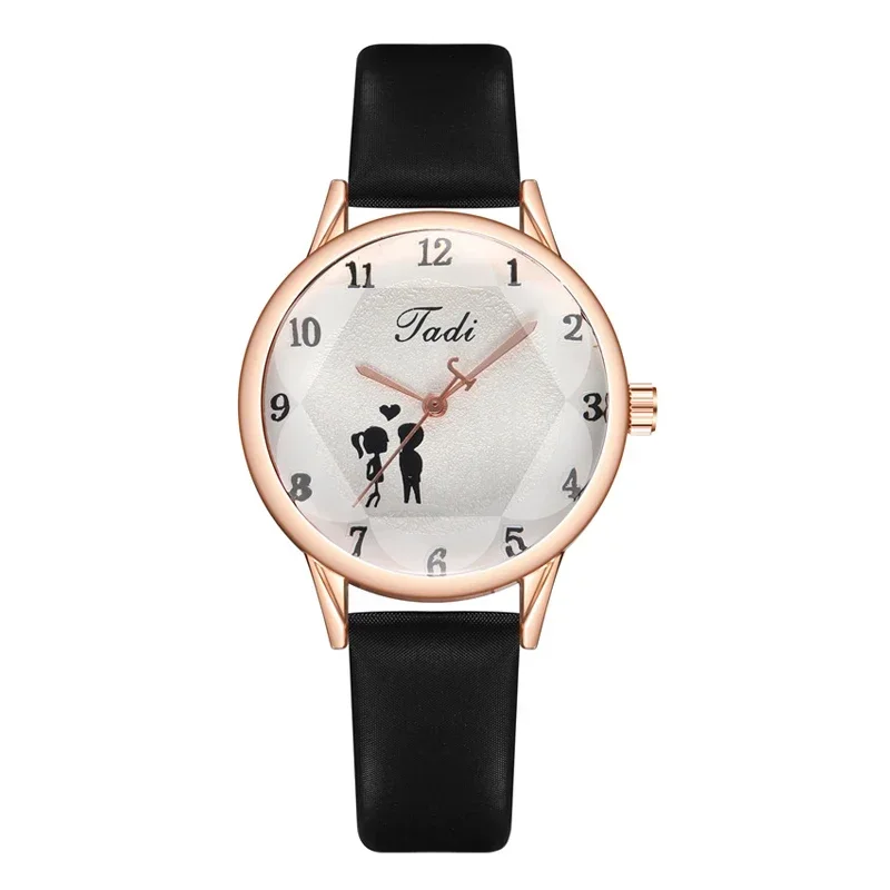 

Couple Love Fashion Women's Watch Casual Leather Belt Simple Small Dial Quartz Clock Dress Watches Reloj Mujer Zegarek Damski