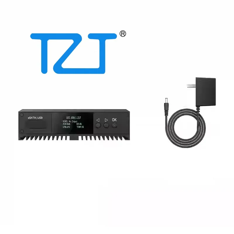 TZT VGA1 1-Channel VGA Acquisition Decoder Multi-platform Live Box HD Video Codec Support for NDI/SRT/H.265