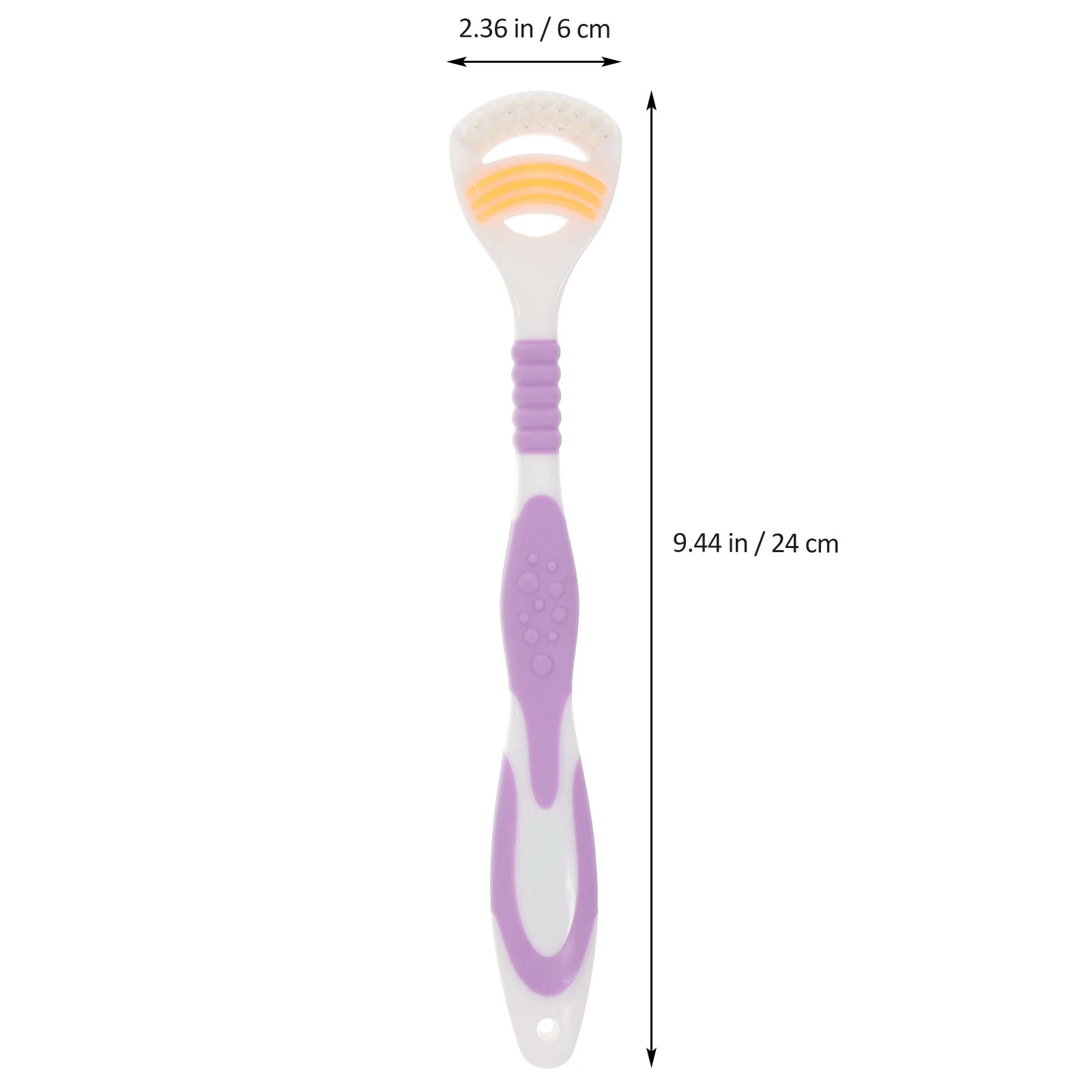 6 قطعة مجموعة منظف مكشطة اللسان الغذاء الصف أداة كشط اللسان عن طريق الفم لإزالة رائحة الفم الكريهة الاستخدام اليومي لون عشوائي #3