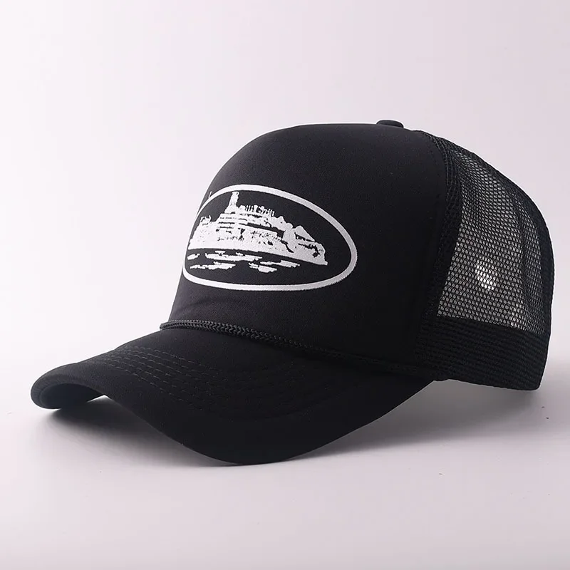 New Letter Embroidery Baseball Hats New Unisex Hip Hop Breathable Personal Sunshade Mesh Versatile Street Fashion Trucker Caps