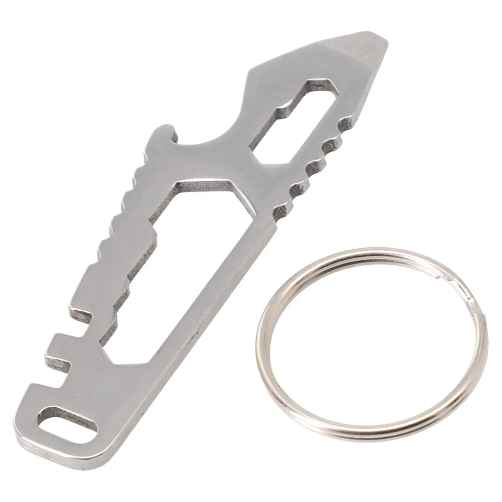 1 Pc Pocket Tool Gear Hex Wrench Bottle Opener Stainless Steel Camping Supplies Carry Pocket Tool Hiking Outdoor Tools