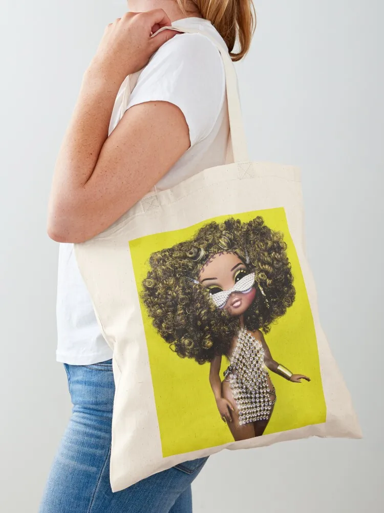 

Royal Bee lol omg drippin in diamonds doll Tote Bag women bag Canvas bag for women reusable shopping bags