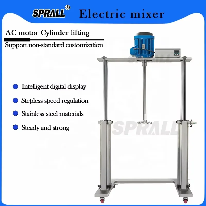 Movable Customized Pneumatic Explosion- Proof Air Electric Lifting Agitator Mixers Disperser Electric Mixier Dispersing