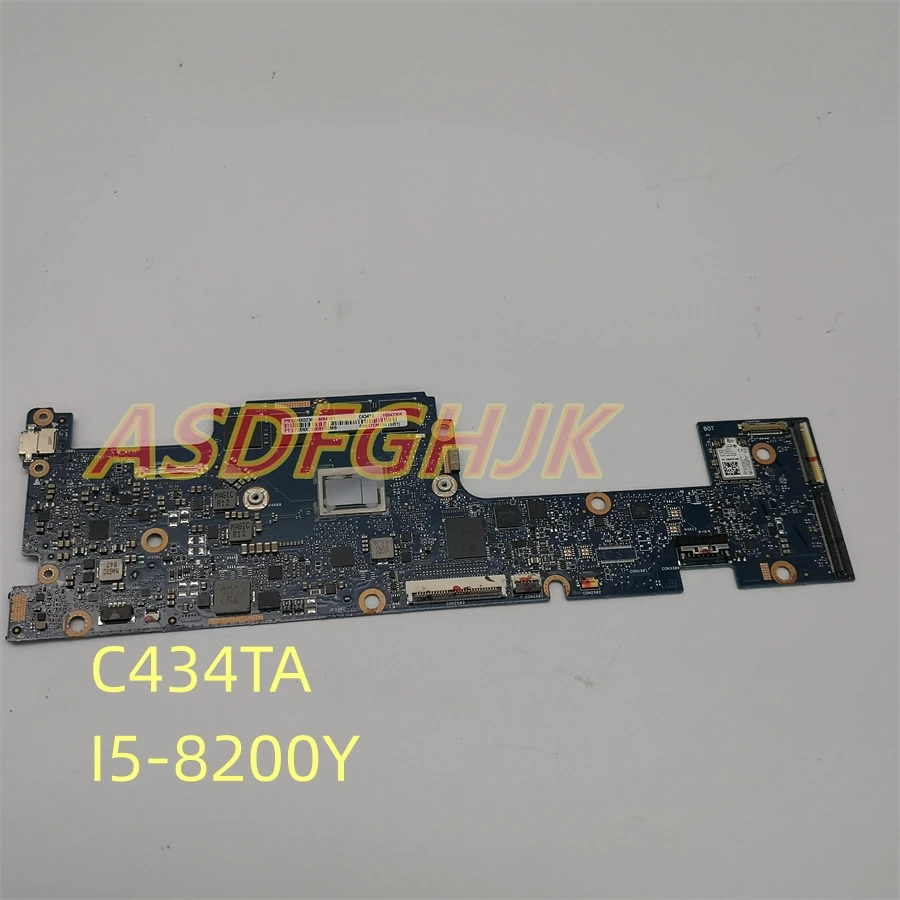 Original C434TA Mainboard para ASUS Chromebook Flip, 60NX0230-MB4101, placa-mãe portátil, I5-8200Y, 8 GB, 128 GB, SSD testado, transporte rápido