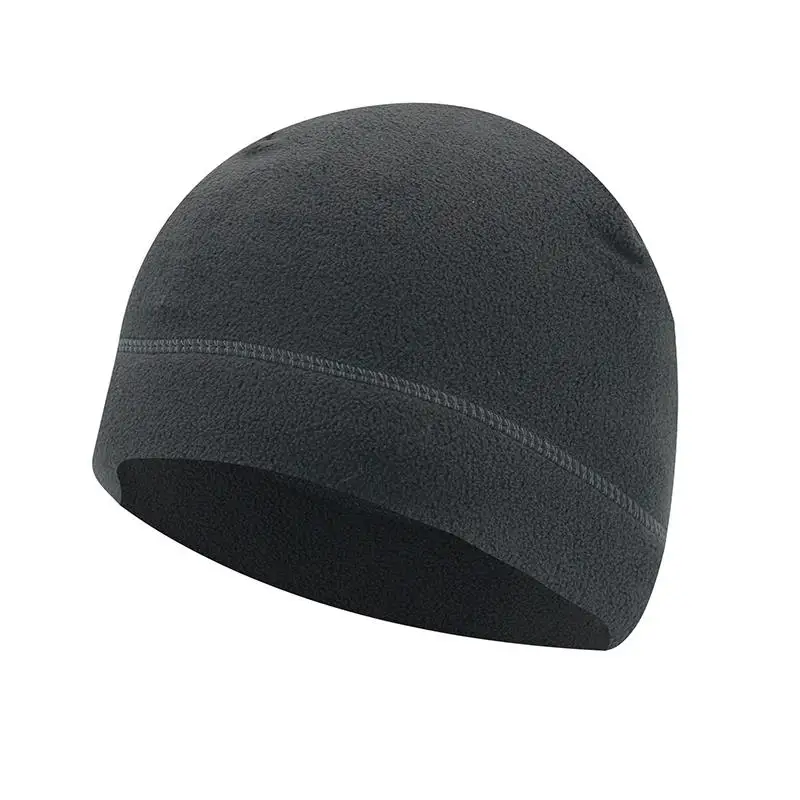 Solid Color Warm Fleece Sports Hat Caps Autumn Winter Classic Outdoor Windproof Hiking Fishing Cycling Men Caps