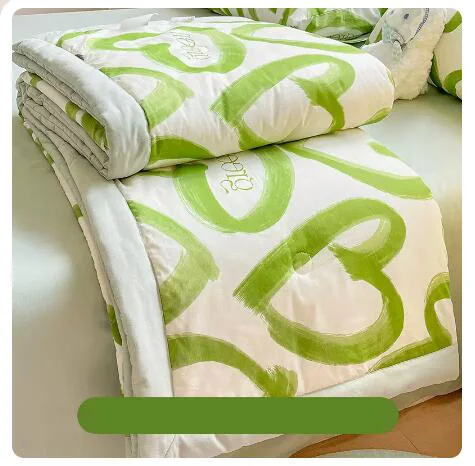 Cotton Air-Conditioning Quilt Cover, Soft Washing, Double Side Printed, Adult and Child, Washable Bed, Home Use, FM455, New