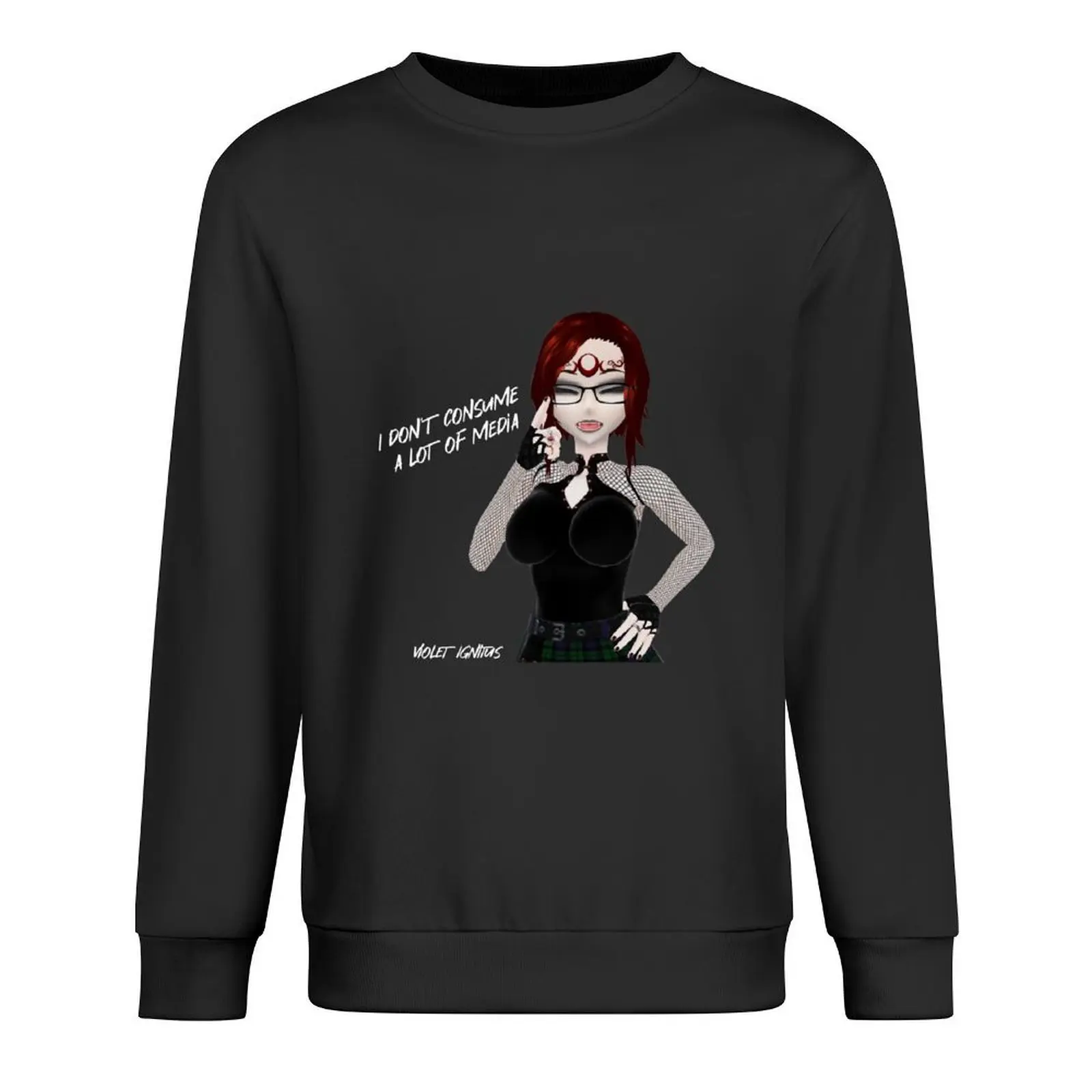 

I Don't Consume A Lot Of Media 1 Pullover tracksuit men autumn jacket men men clothing autumn new products aesthetic sweatshirts