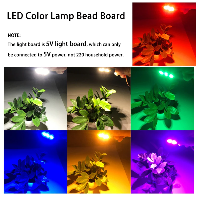 10pcs/lot LED Color Lamp Bead Light Source 3V-5V Dia 32MM High Brightness Light Room Birthday Festival Party Atmosphere Lighting