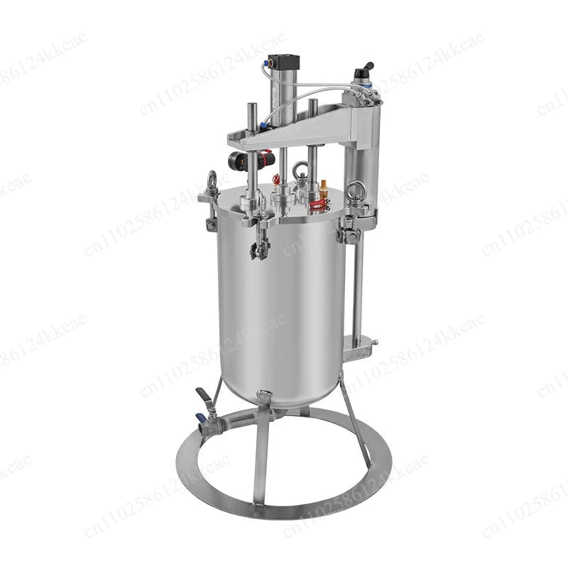 

304 stainless steel pressure barrel cylinder automatic open lid pressure barrel corrosion resistance 10L-200L