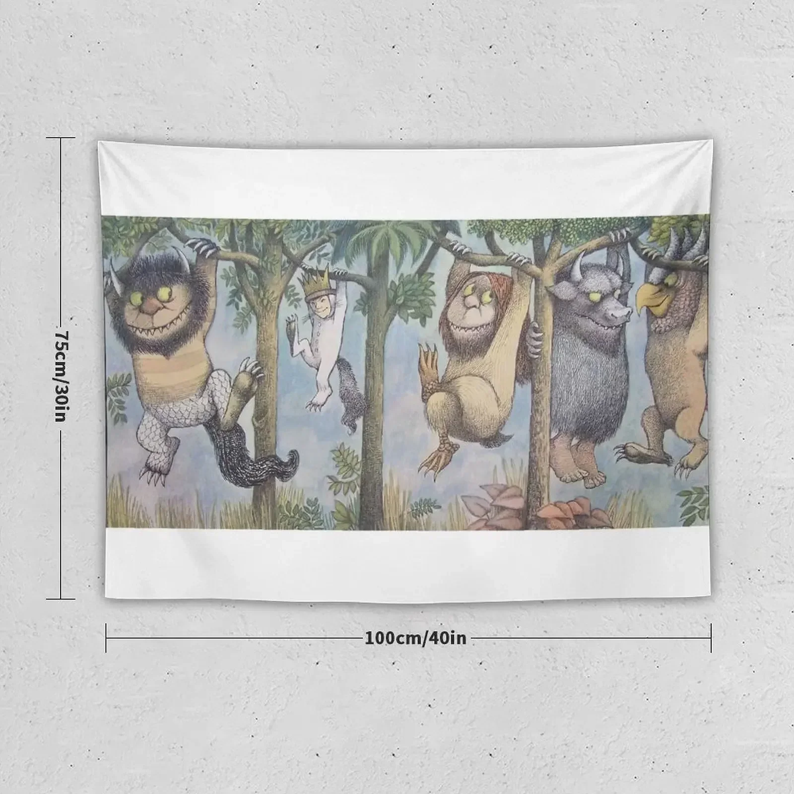 Maurice Sendak Tapestry Room Aesthetic Decoration Pictures Room Wall Room Design Decoration Home Tapestry