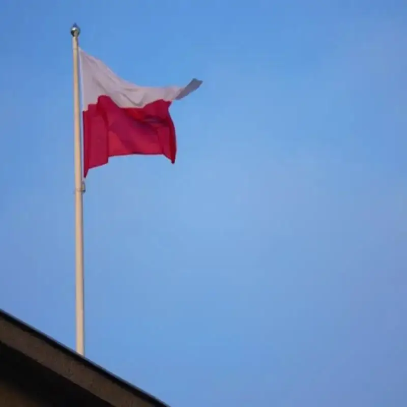Poland Flag 90*150cm Hanging Polyester Thuringia Pl Pol Poland Flag of Polish for Decoration