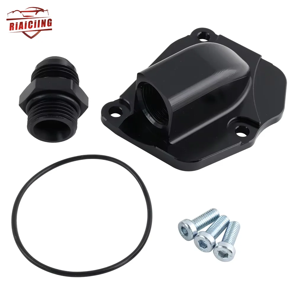 

​Timing Chain Tensioner Plate Cover 90° Oil Drain Catch Can For K Series K20 K24 Auto Engines Parts Accessories