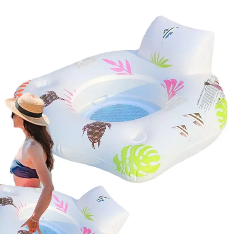 

Foldable Inflatable Floating Row Summer Air Mattresses Swimming Pool Inflatable Water Sleeping Bed Lounger Chair Hammock