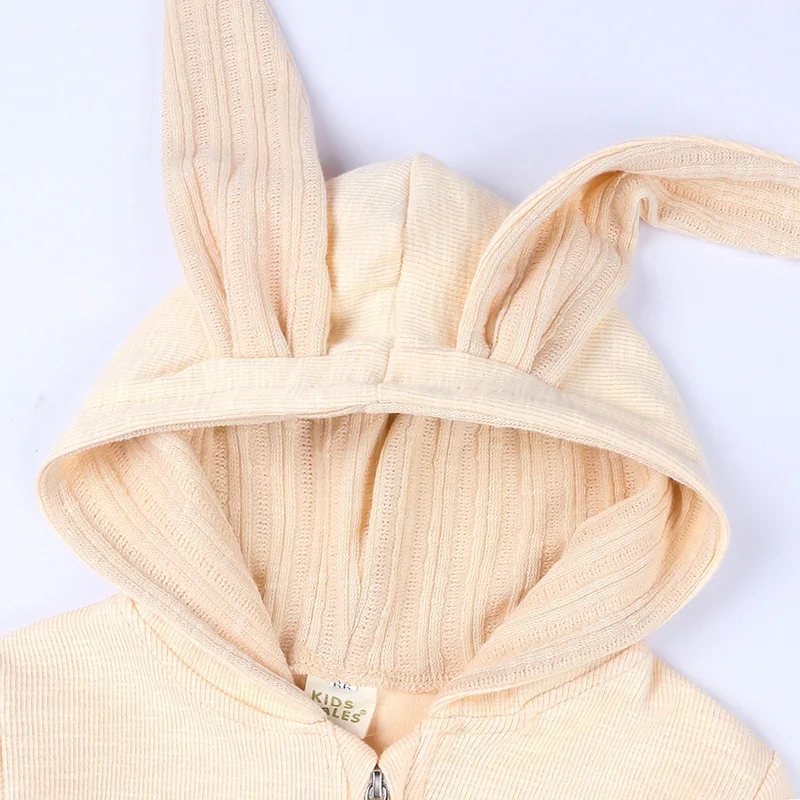 Baby Rompers Newborn Boys Girls 0 3 6 9 12 18 Months Onesie jumpsuit Cotton Long Sleeve Rabbit Ear Infant home wear Clothes