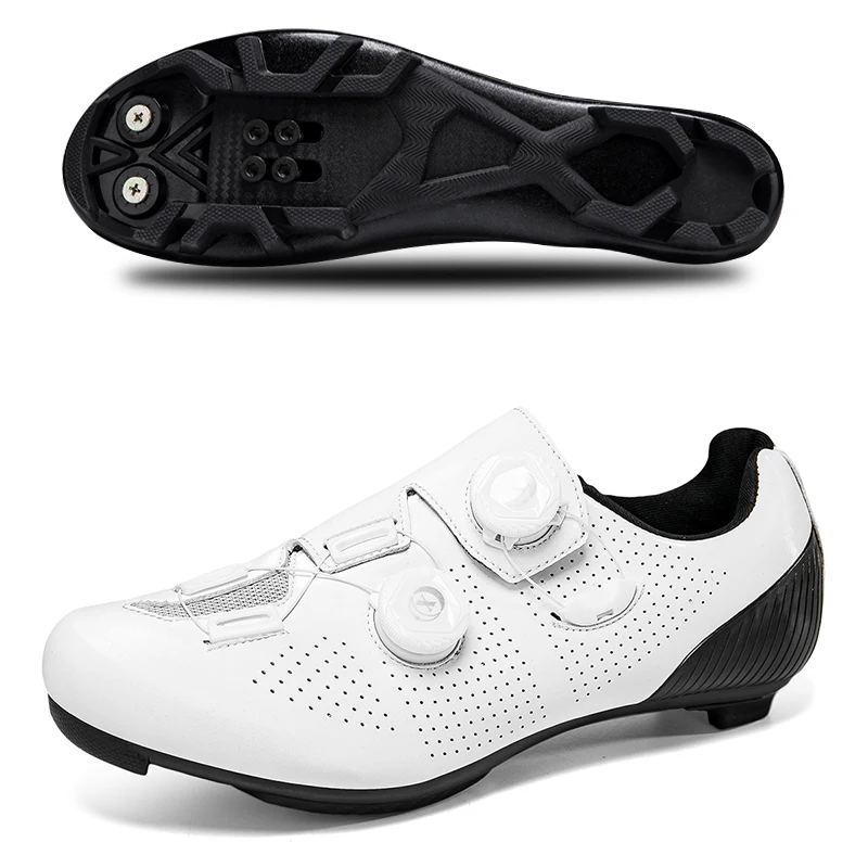 Men\'s Pro Cycling Sneakers Road  mtb Cycling Shoes Cleat Slip Resistant Self Locking  Cycling Shoes