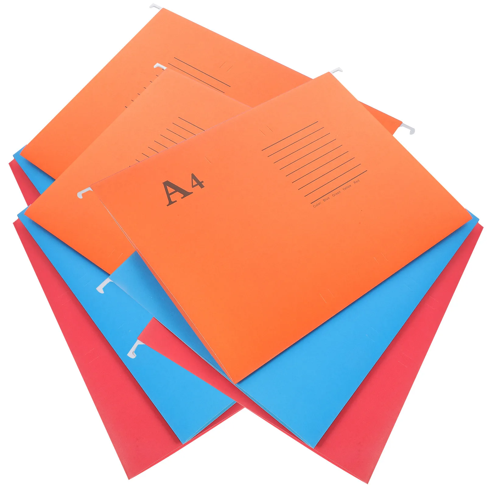 

10Pcs A4 File Folder Set with Classification Labels Wide Neck Design for Fast Document Access Fits Standard Filing Cabinets