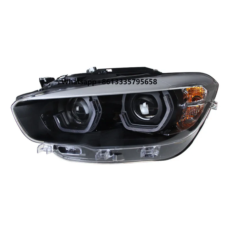 

New Condition White Modified LED Headlights for 15-18 1 Series Hatchback F20 6000K Color Daytime Running Light Lens Compatible