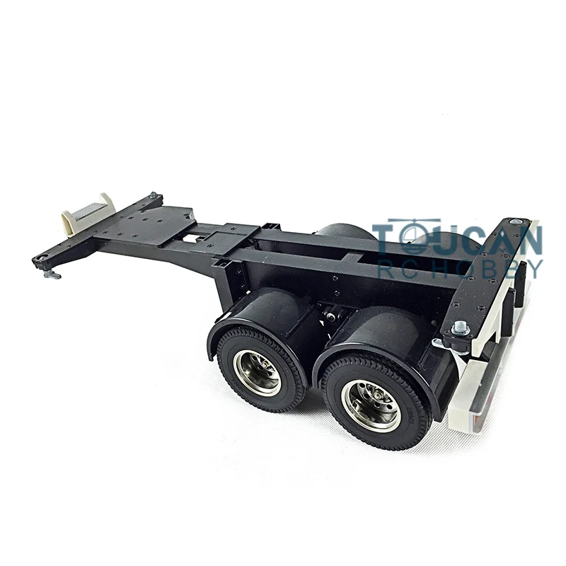 TOUCAN 1/14 20ft 2Axles Semi Trailer Container Chassis KIT RC Tractor Remote Control for TAMIYAYA Outdoor Toys for Boys Gift