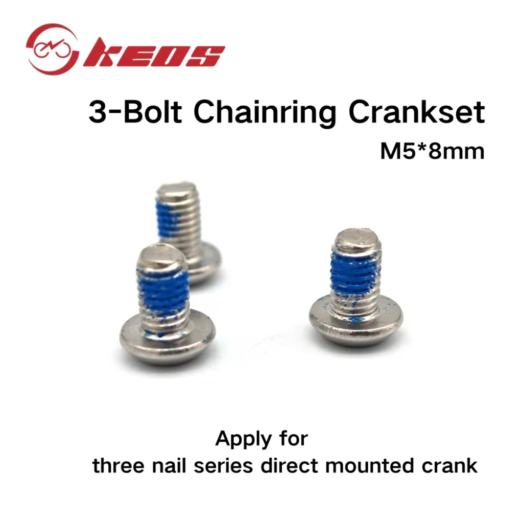 KEOS 3-Bolt لمسامير تركيب SR لكرنك التثبيت المباشر وتركيب عداد الطاقة العنكبوتية