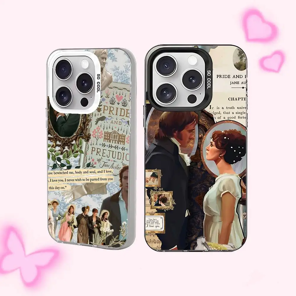 

P-Pride And Prejudice Phone Case For IPhone 17 16 15 11 12 13 14 Pro Max 16 Plus 12 Mini 7 8 XR XS 15Pro MAX Cove
