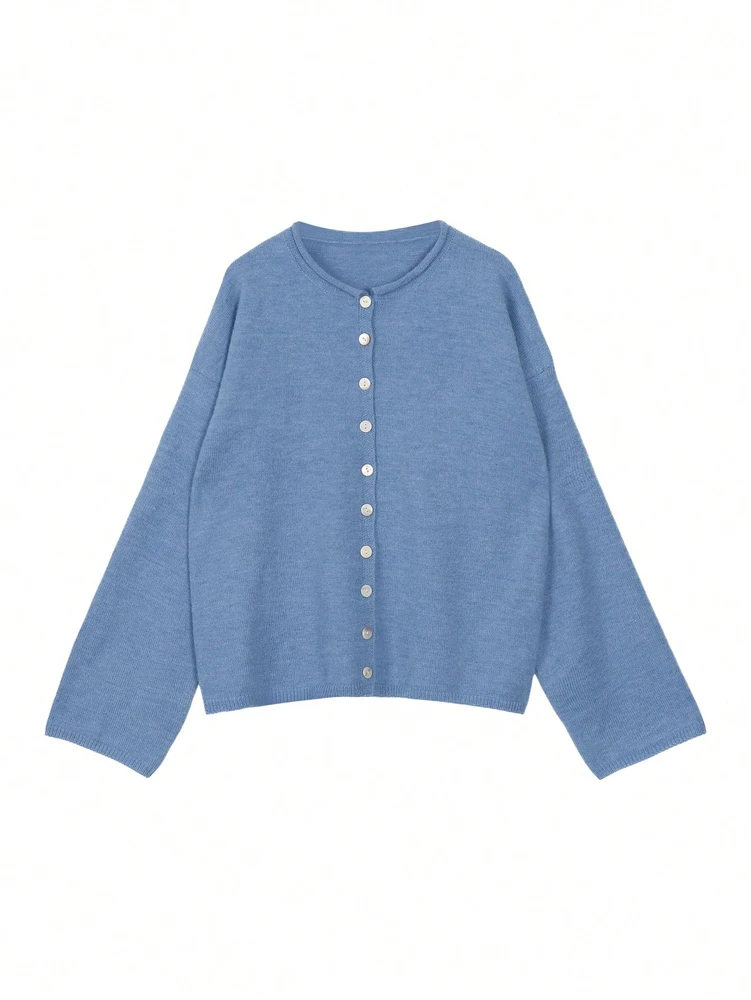 سترة نسائية متماسكة متعددة الاستخدامات بأزرار سفلية واحدة الصدر لخريف وشتاء 2025 وصلت حديثًا