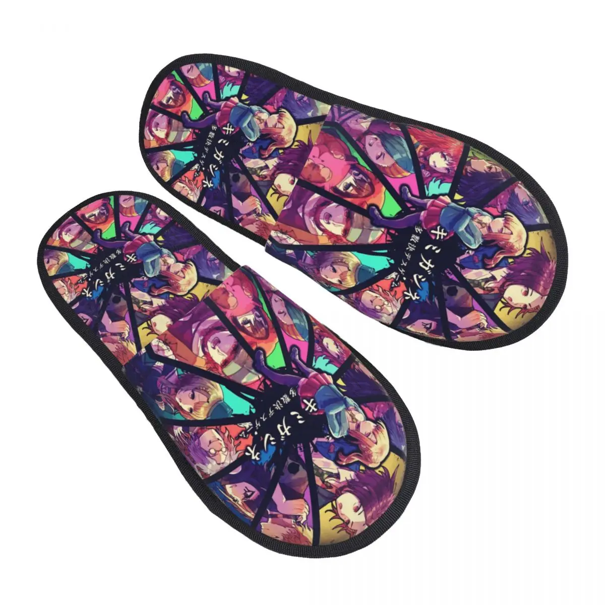 

Custom Print Women Horror Game YTTDS Anime House Slippers Your Turn To Die Humor Memory Foam Fluffy Slipper Indoor Outdoor Shoes