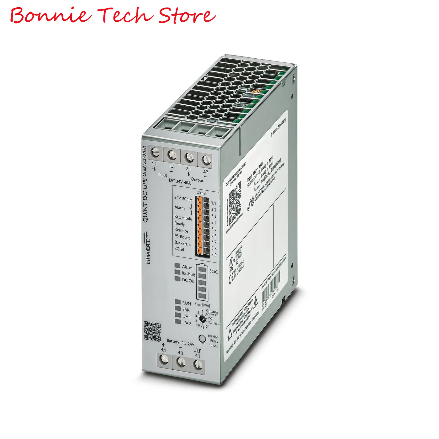 

2907081 for Phoenix Uninterruptible power supply - QUINT4-UPS/24DC/24DC/40/EC