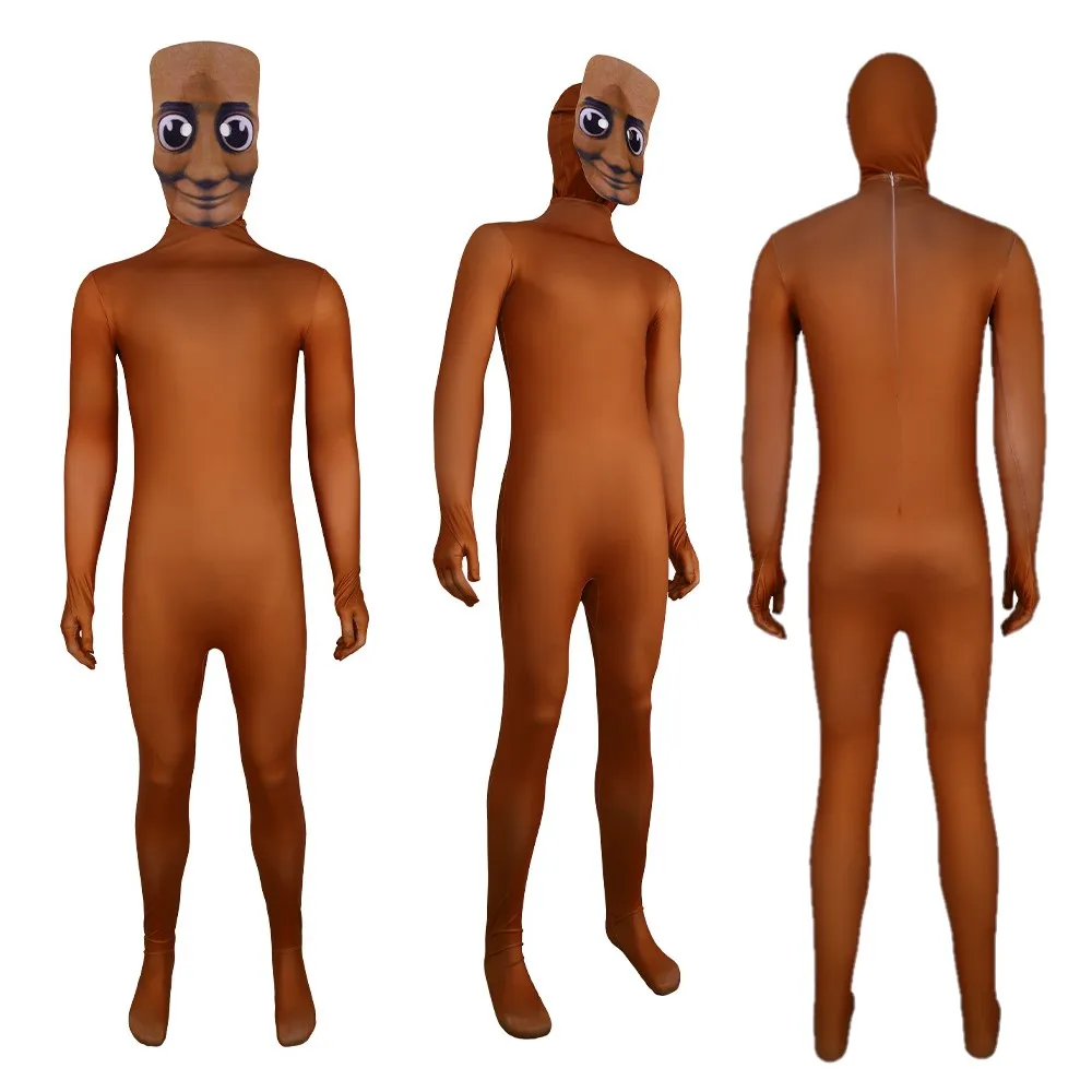 

Tung Tung Tung Sahur Cosplay Costume Adult Kids Anime Jumpsuit Bodysuit Italian Brainrot Costume Party Halloween Carnival Party
