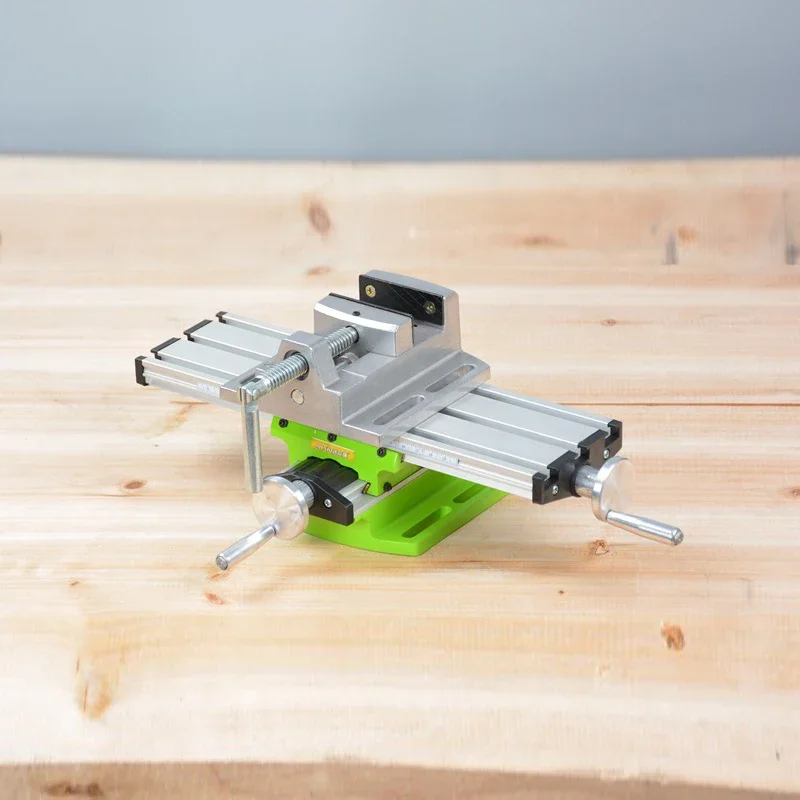 Multi-functional Miniature Precision Milling Machine Cross Workbench Drill Table X-Y Adjustment Coordinate Table for Mini Drill