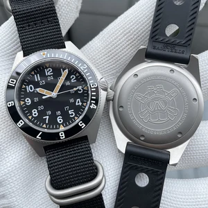 Steeldıve sd1944 yine 45 mm paslanmaz çelik kasada, 200m su geçirmez su geçirmez água nh35 parlak, ışık, cam, safir saat dalış otomatik reloj saatin en büyük satışlarından 12'si smael 1545-no. 2