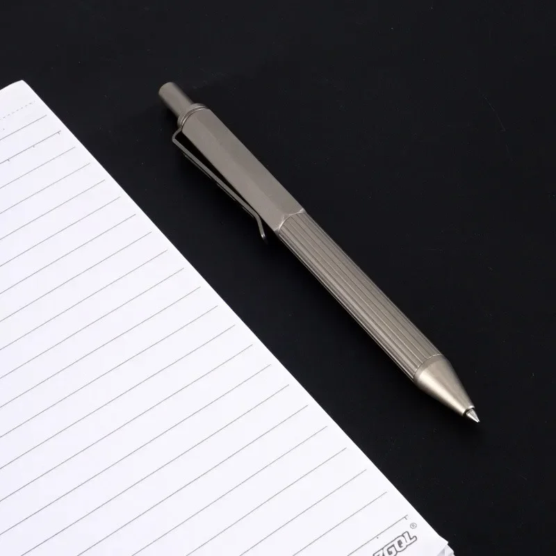 Titanium Alloy Writing Pen Multifunctional Portable Keychain Writing Pen EDC Tool Business Signature Writing Pen