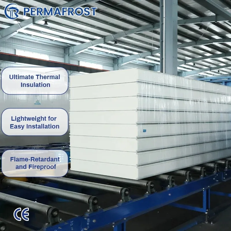 

Walk in Freezer Panels 150mm PU Cold Room Panel Reliable Panels for Cold Stores Customized