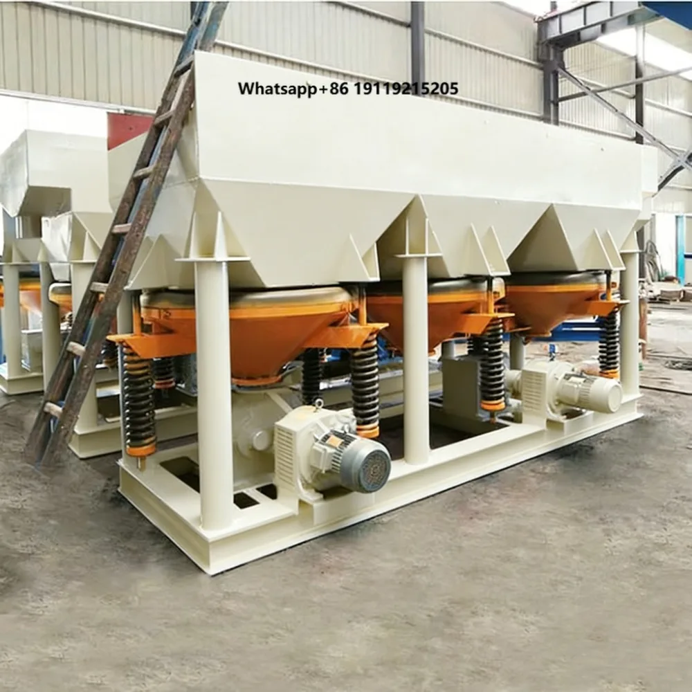 Fine Grained Mineral Recovery Gravity Separation Equipment Multi-cylinder Concentrator Tailings Recovery Jig Machine