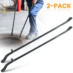 TML 2 PCS Tire Mount and Demount Iron 34645 Tire Iron Tire Bars Tire Changing Tools, Semi Truck Tire Tools 37In, 3/4 in, Black