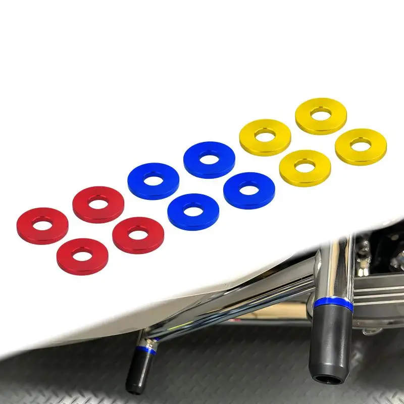 

2Pcs M12 Washer Gasket For Motorcycle Saddlebag Guard Crash Bars Touring Softails Sportster Engine Guard Highway Pegs