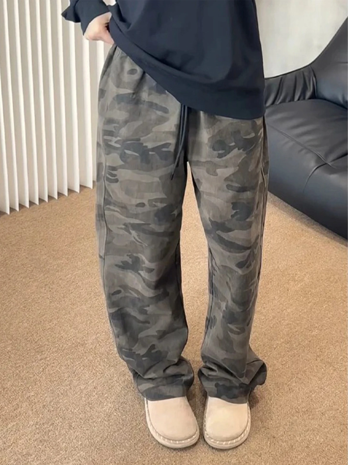 

Мужские камуфляжные брюки American Sle Knife с узором, осенне-зимние, повседневные, расклешенные, спортивные, для работы