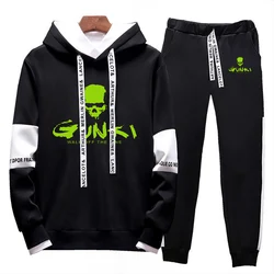 2024 Newest Gunki Men Tracksuit Two Piece Sets Man Hooded Sweatshirts Pullover Autumn Jogging Suit Men Hoodies Men Clothing