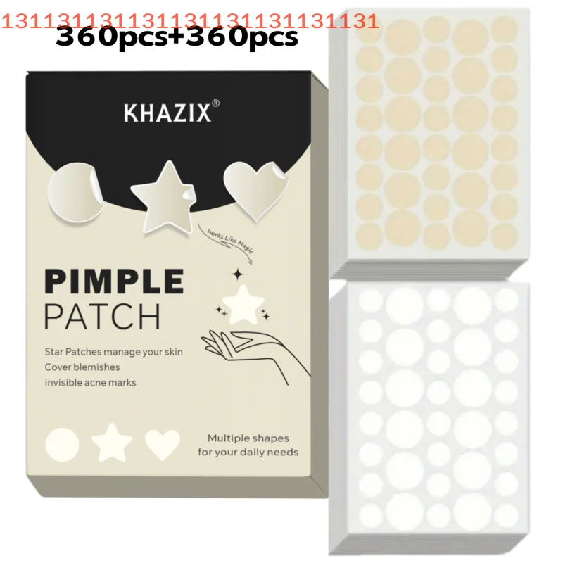 

720PCS Circular Transparent And Skin Tone Acne Patches Skincare Stickers Facial Spot Covering Makeup Tools