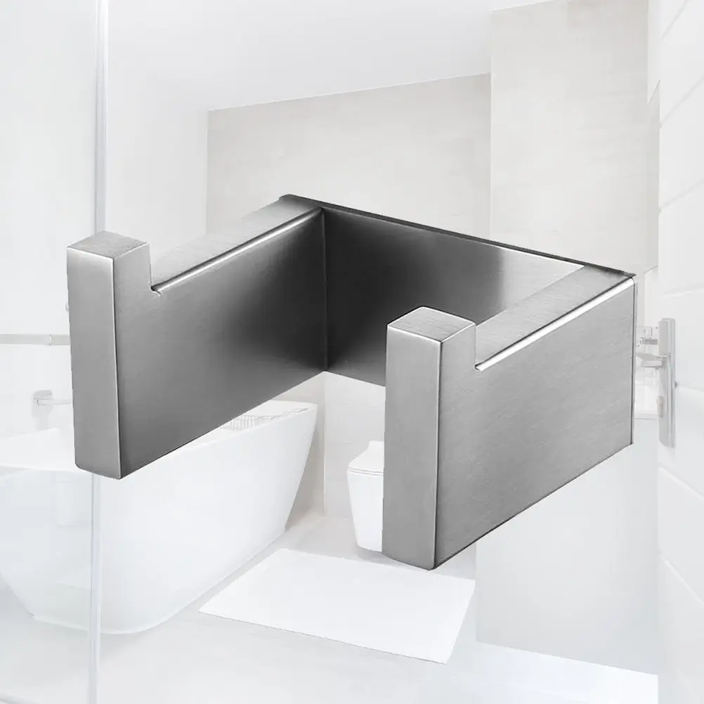 

1 шт. настенный крючок из нержавеющей стали с защитой от ржавчины, без сверления, для тяжелых нагрузок, для одежды и полотенец, аксессуар для ванной комнаты, современный стиль