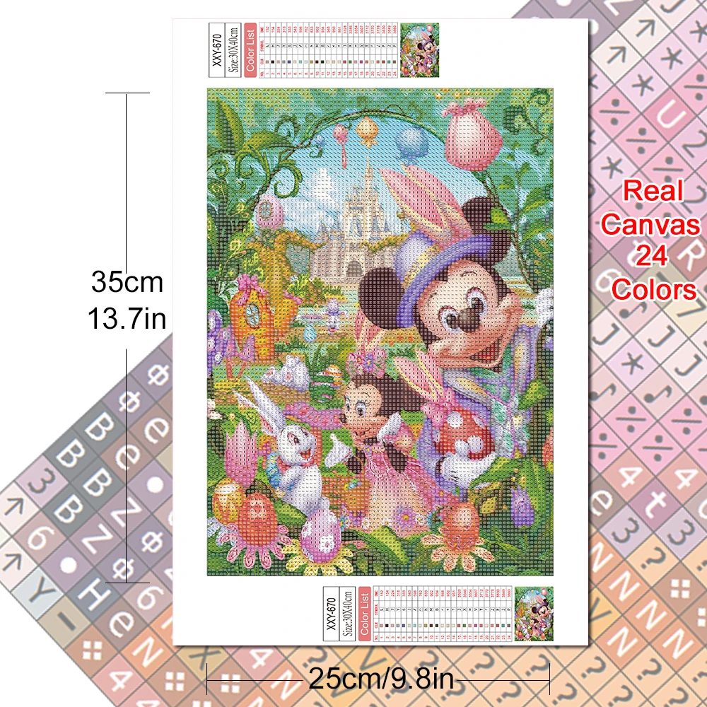 Haft diamentowy Disney Mickey Mouse obraz obraz ze strasu Minnie Mouse haft krzyżykowy mozaika New Arrival ręcznie robiony prezent