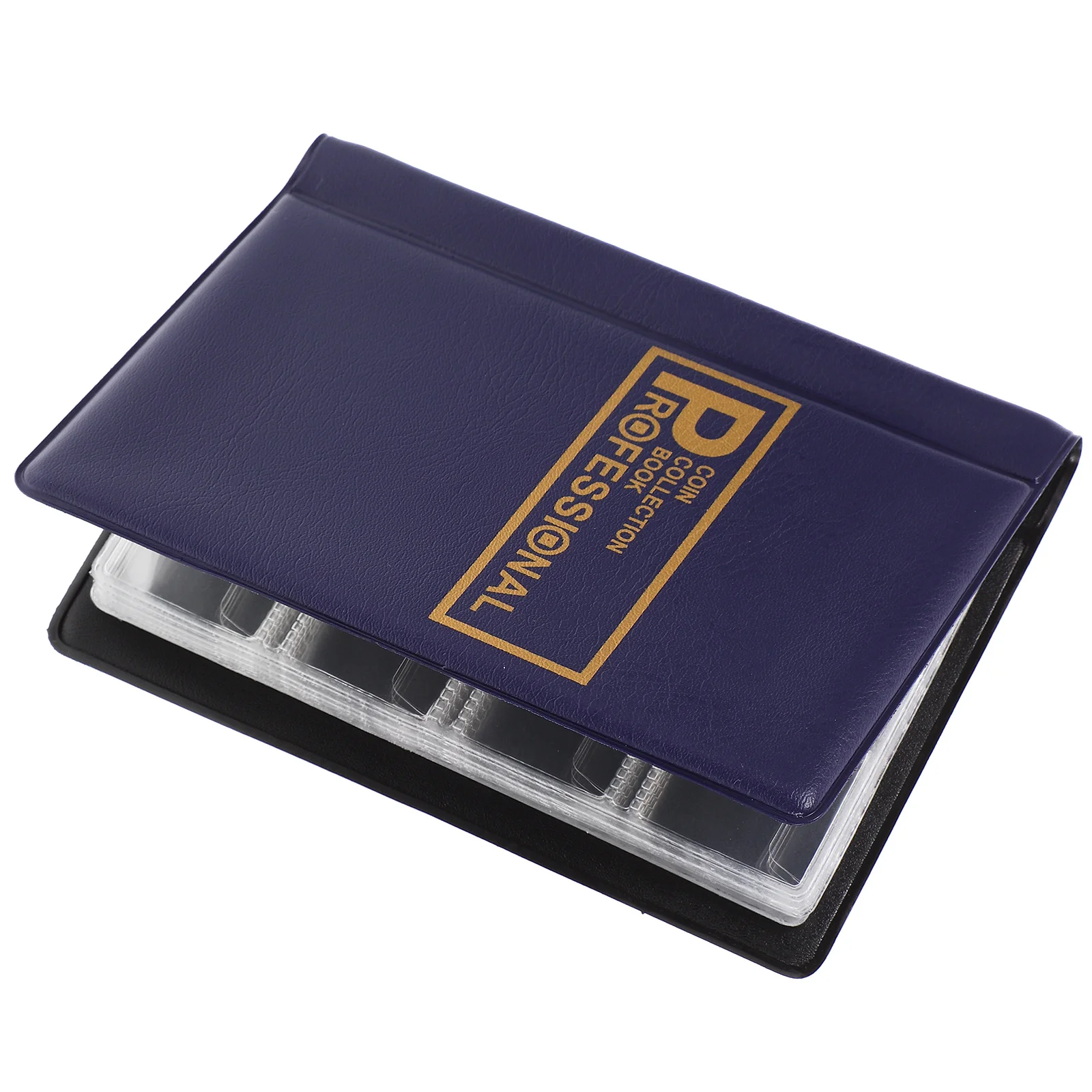 Coin Collection Book Premium PVC Portable Large Capacity Transparent Slot Commemorative Coin Storage Album for Collectors Gift