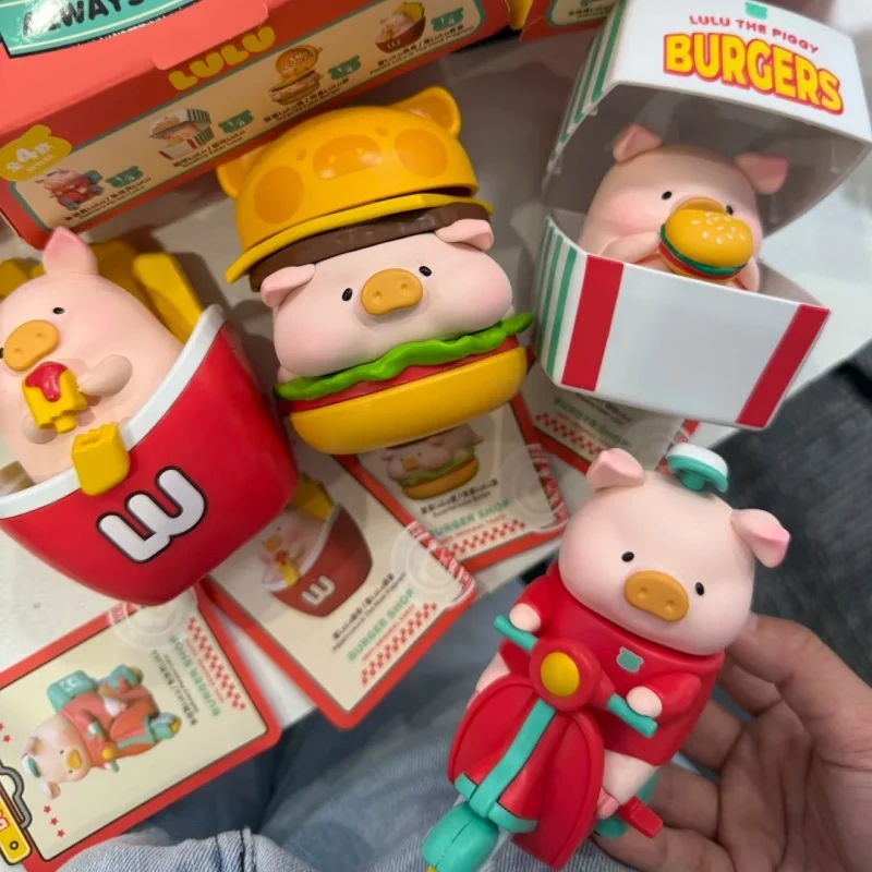 

Новая консервированная свинья Toyzeroplus Lulu The Piggy Hamburger Always Fresh & Hot Series слепая коробка Kawaii орнамент фигурка-сюрприз игрушка в подарок