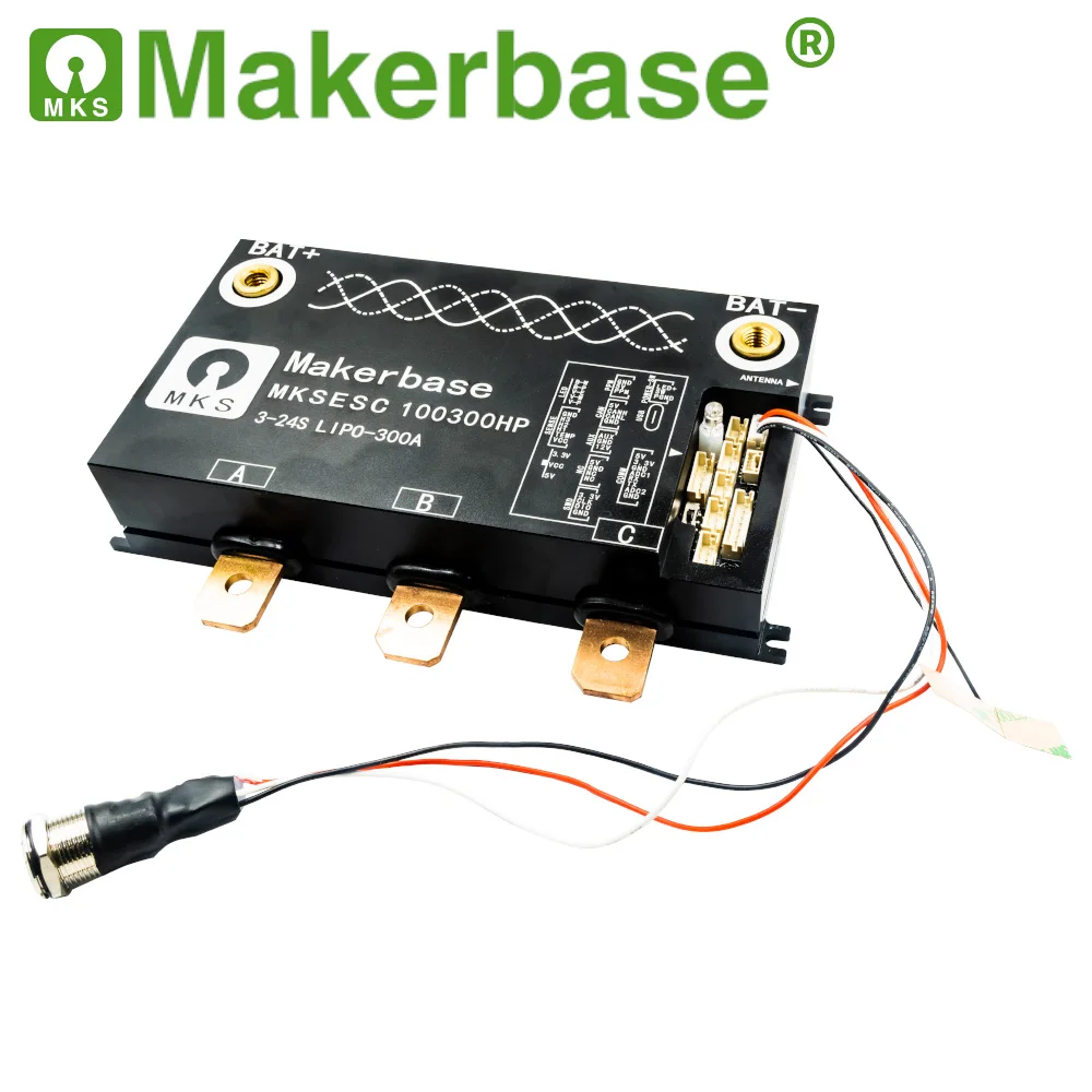 Makerbase電動車両コントローラー100V300A高電圧とBenjamin ESCスケートボードアクセサリー